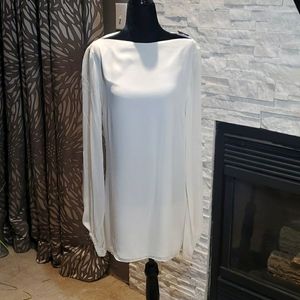 Guess by Marciano Sheer White Tunic Top
